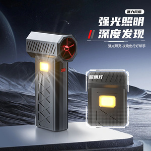 พัดลมพกพาพลังสูง Y35 มอเตอร์ไร้แปรงถ่าน จอแสดงผลดิจิตอล เครื่องมือทำความเย็นแบบใช้แบตเตอรี่ - Product Image 2