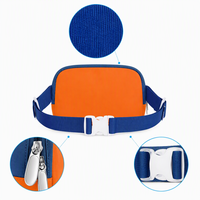 Sac banane personnalisé, sac bandoulière, sac de taille, sac ceinture en nylon, avec logo personnalisé, vente en gros, fabricant OEM, imperméable