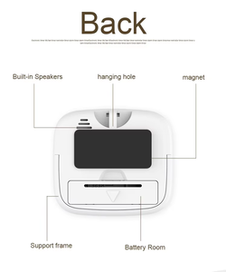 Nuovo Timer Digitale Mini Magnetico Ecologico da Cucina con Supporto, Timer Elettronico in ABS, Design Comune, Conto alla Rovescia per Studenti - Product Image 4
