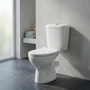Inodoro dividido de WC montado en el suelo de baño de dos piezas sanitario de cerámica directo de fábrica india a precio barato - Product Image 4