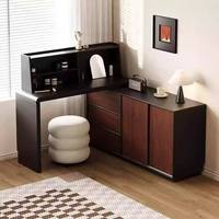 Luminaire LED intégré en bois massif, style moderne et luxueux, pour coiffeuse et table de maquillage de chambre, avec dimensions personnalisables