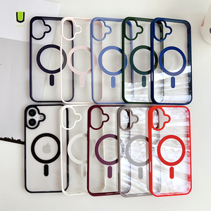 Từ tính không dây sạc đầy màu sắc Acrylic sang trọng trường hợp điện thoại cho <span class=keywords><strong>Iphone</strong></span> 17 16 15 14 13 12 mini 11 Pro Max XS x XR <span class=keywords><strong>7</strong></span> 8 cộng với - Product Image 5