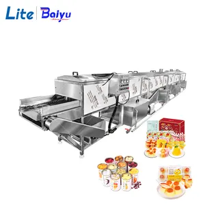 Small Big Automatic Jars Cans Tunnel Pasteurizer Juice Beer Tunnel Pasteurization Machine Pasteurizing Machine For Jars