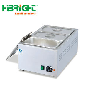 Vitrine chauffante pour aliments de qualité supérieure, pour comptoir/comptoir vertical, avec couvercle, 1/2/3/4/6 bacs, équipement de maintien au chaud - Product Image 3