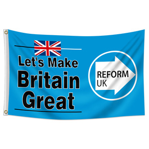 Drapeau britannique pour les élections : « Let's Make Britain Great Reform », vente en gros de drapeaux Union Jack Grande-Bretagne / drapeaux nationaux britanniques/pays - Product Image 1