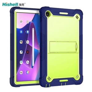<span class=keywords><strong>Housse</strong></span> de <span class=keywords><strong>protection</strong></span> complète antichoc 3 en 1 PC TPU Anti-chute pour <span class=keywords><strong>tablette</strong></span> avec béquille pour <span class=keywords><strong>Lenovo</strong></span> Tab <span class=keywords><strong>M10</strong></span> <span class=keywords><strong>Plus</strong></span> - Product Image 1