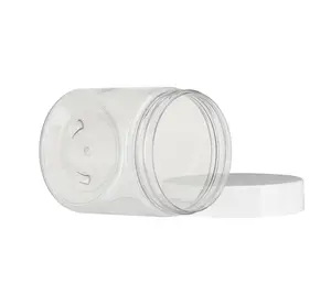 20oz 600ml Boîte d'emballage pharmaceutique transparente en capsule respectueuse de l'environnement pour les protéines de lait de haricot pilule en plastique Ja