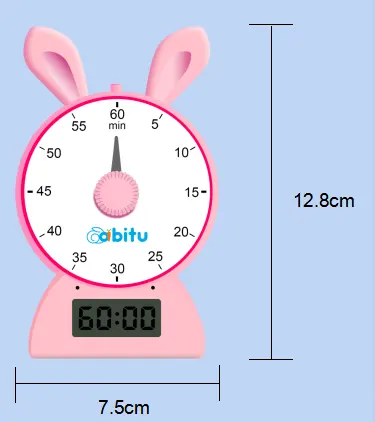 Temporizador digital de 12 velocidades para niños
