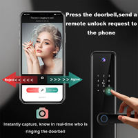 Volibel Smart Home biométrique empreinte digitale mot de passe Tuya Wifi numérique électronique serrure de porte intelligente avec caméra