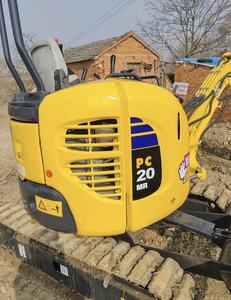 Mini-excavatrice d'occasion KOMATSU PC20 PC20mr d'origine japonaise, 2 tonnes, excavatrices d'occasion, moteur Komatsu, pompe hydraulique Shimadzu - Product Image 5