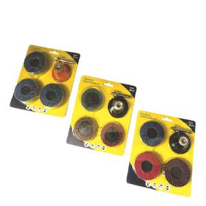 Kit de disques de polissage en nylon Sky Eagle de 2 pouces pour meuleuse d'angle, polissage des métaux, ponçage DIY, tampons abrasifs à granulométrie moyenne, emballage blister - Product Image 1