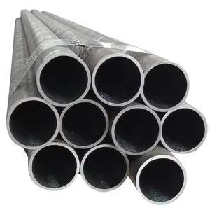 High Precision Good Quality St52 St35 St42 St45 Q235 Q345 10# 20# LSAW ERW Ms CS Line Welded Seamless Carbon Steel Pipes