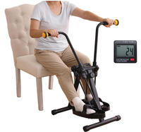 Mini stepper, vélo d'exercice à pédales pour personnes âgées, équipement d'exercice pour les bras, les jambes, les mains et les genoux, appareil d'exercice à domicile