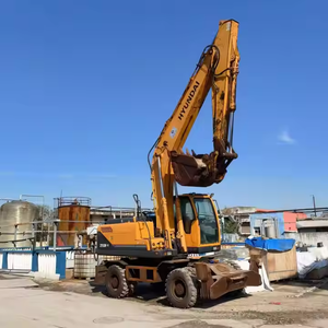 Equipo de maquinaria de construcción HYUNDAI 210W-7 210W-9 Excavadora de ruedas 21 toneladas Motor de engranaje de motor coreano original de segunda mano - Product Image 6