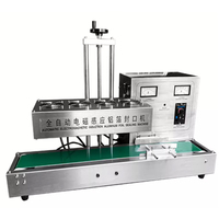 Machine de scellage par induction électromagnétique pour joints en feuille d'aluminium, pour canettes, bouteilles, emballages en verre, scelleuse de boissons haute capacité