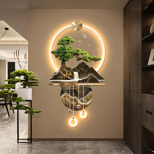 Прямые продажи с фабрики, современная роскошная светодиодная Акриловая картина, дизайн для гостиной отеля, большая настенная художественная роспись - Product Image 5