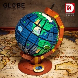 Planète <span class=keywords><strong>Globe</strong></span> BRIQUE DIY <span class=keywords><strong>Puzzle</strong></span> Modèle Jouet Éducatif Creative Science Affichage Blocs de Construction Ensemble pour Enfants Enfants Cadeau D'anniversaire - Product Image 2