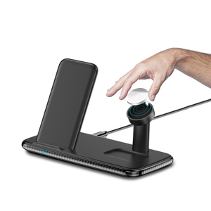 Wholesale New Fast Wireless Charger Stand for <span class=keywords><strong>Apple</strong></span> 4 in 1 Wireless Charging - Product Image 3