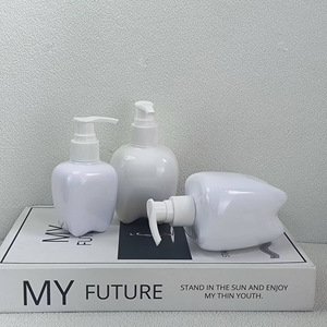 Nouvelle bouteille ovale en plastique PET avec pompe distributrice pour lotion, désinfectant pour les mains et cosmétiques, 100ml/200ml/250ml, sérigraphiée - Product Image 3
