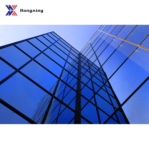 Mur-rideau en verre moderne pour <span class=keywords><strong>façade</strong></span> de bâtiment avec profilé en aluminium, verre double Low-E écoénergétique - Product Image 1