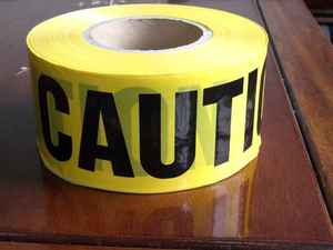 Poli dòng màu vàng an toàn thận trọng băng không vượt qua PE cảnh báo gắn cờ xây dựng nguy hiểm tội phạm cảnh rào cản khu vực nguy hiểm Băng - Product Image 6