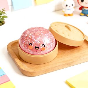 Dumpling Squishy Stress Relief Toy TPE <b>Squeeze</b> <b>Ball</b> Sensory Fidget For Anxiety Relief Kids Age 8 13 Years Unisex - Product Image 5