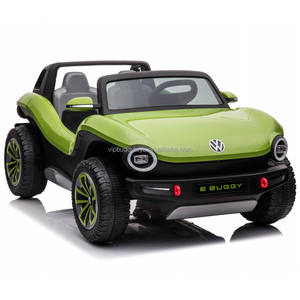 Berlisensi Volkswagen ID Buggy Ride-on mobil anak-anak 12 tahun hijau <span class=keywords><strong>2</strong></span>-dudukan mobil listrik kendali jarak jauh kuat empat roda Remo - Product Image 2