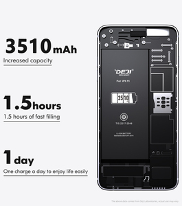 Batería de Celular DEJI Nueva de 0 Ciclos y Alta Capacidad, Baterías de Repuesto de Fábrica al por Mayor <span class=keywords><strong>para</strong></span> <span class=keywords><strong>iPhone</strong></span> <span class=keywords><strong>11</strong></span> - Product Image 2