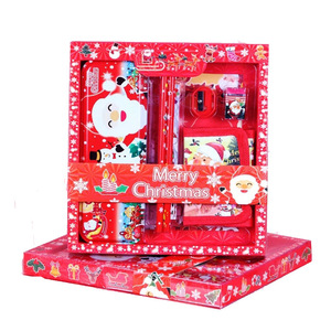 Set de Papelería de Santa Claus, Estuche de 12 Piezas con Sacapuntas y Borrador, Regalo de Navidad para Niños, Jardín de Infancia, Cumpleaños - Product Image 1