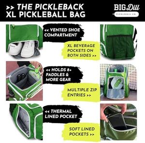 Muestra gratis Mochila de gran capacidad Gimnasio Bolsa de entrenamiento deportivo Bádminton Tenis Pickle Raqueta Mochila con compartimento para zapatos - Product Image 4