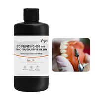 Resin dasar gigi 405 Resin pengobatan cahaya kompatibel dengan printer 3D seperti seragam, Anycube, Elegoo, celah dan lainnya