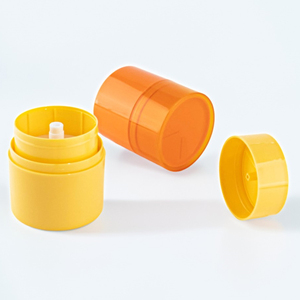 New 50G Cà Rốt Xoay Trang Điểm Remover Nhựa Vòng Gói Da Rỗng Kem Trường Hợp Cạo Trang Điểm Dispenser Xay Chai Jar - Product Image 4