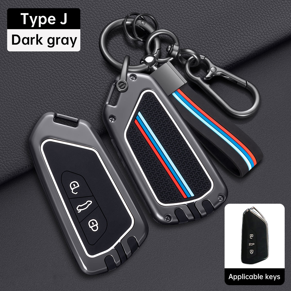 Type J-Gun couleur + boucle de corde en silicone