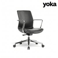 Nouveau produit, prix d'usine, design personnalisé, chaise de bureau ergonomique moderne en cuir PU, pivotante, réglable en hauteur et inclinable, pour chambre à coucher