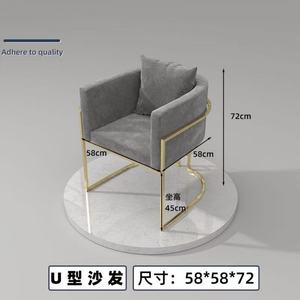 Chaise de technicien et de salon de couleur gris luxueuse, mobilier de salon de manucure, tabouret, chaise de manucure de salon de beauté - Product Image 5