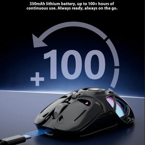 Souris sans fil légère Exploded The Third Mock Examination 2.4 GHz rechargeable pour jeux e-sport et bureau - Product Image 5