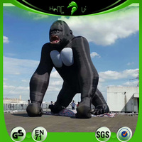 Vente Flash : Modèle d'animal gonflable personnalisé - Gorille géant gonflable noir, durable, pour la publicité, en vente