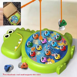 Jeu de pêche magnétique dinosaure pour bébés et enfants, jouet éducatif Montessori en plastique pour l'extérieur, jouet aquatique d'été - Product Image 2