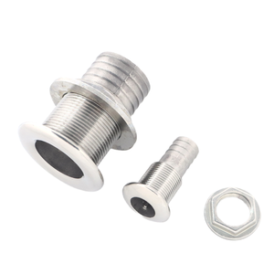 Зеркальная полированная лодка из нержавеющей стали 316, сквозное отверстие корпуса, морской сливной соединитель - Product Image 3