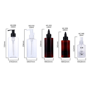 Botellas de plástico planas personalizadas de 150 ml para desmaquillante con dispensador de bomba, envase para limpiador facial - Product Image 1