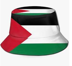 หมวกถังแฟชั่นลายธงบรรพชีวินหมวกชาวประมงสำหรับผู้หญิงผู้ชายหมวกเดินทางในช่วงฤดูร้อน - Product Image 1