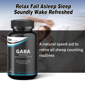 Suplemento para Dormir Profundamente de Marca Privada OEM, Cápsulas de 5-HTP GABA, 500 mg de L-teanina, Cápsulas de GABA - Product Image 2