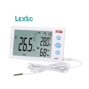 Thermomètre et hygromètre numérique à grand écran Uni-t A12t - Utilisation domestique, chambre de bébé, thermomètre électronique Lexso - Product Image 1