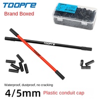 TOOPRE Embouts de câble en plastique étanches et anti-poussière pour vélos de montagne et de route, pour levier de vitesses/frein, embouts de câble 4/5 mm, protection anti-poussière pour tube extérieur