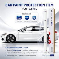 Logo Kustom Aliphatic PCU PPF Roll Grosir Anti-Noda Transparan Pelindung Mobil Label Pribadi Pabrik PPF