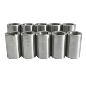 Großhandel M12-40 Galvani sierte Stahl konstruktion Bewehrung Verbindung Kupplung Gerades Gewinde Hersteller Karton Verpackung - Product Image 2