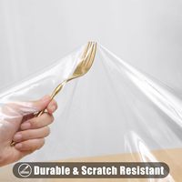 Couverture de table essuyable imperméable et résistante aux taches pour tables à manger