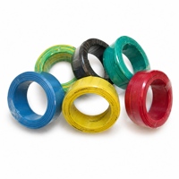 Câble électrique flexible monoconducteur en cuivre isolé PVC ignifuge à haute conductivité pour câblage de bâtiment et de maison