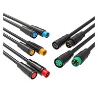 Connecteur de câble d'affichage pour vélo électrique étanche M6 M8, prise mâle/femelle, 2 3 4 5 6 broches, 20 cm