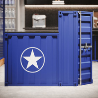Comptoir de bar moderne et créatif au prix d'usine, table de réception, mobilier commercial pour boutique, salle de sport, parc d'attractions, hôtel